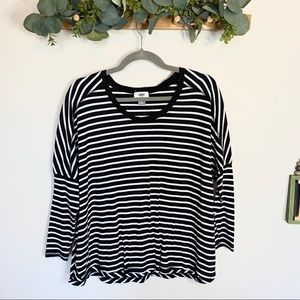 Old Navy Striped Oversized Top
